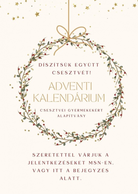 Díszítés az adventi naptárhoz